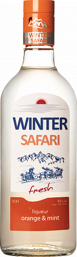 Ликёр "Winter Safari" апельсин и мята