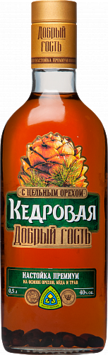 Настойка "Добрый гость" Кедровая